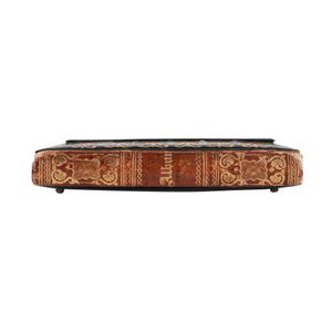 Autograph album mid 19th century, papier mache & mother of…