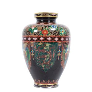 Visiting card case mid 19th century, Japanned papier mache,…