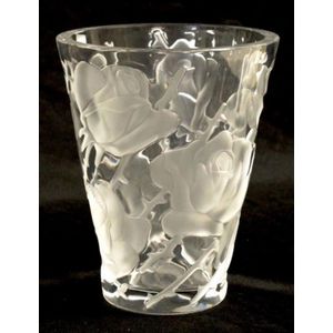 Lalique Ispahan vase - price guide and values Lalique Ispahan vase - price guide and values