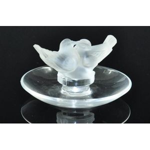 Lalique (France) ring and pin dishes - price guide and values