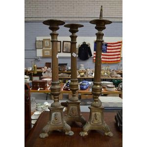 Antique pricket stick (large candlestick holder) - price guide and