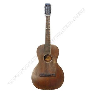 A c.1930s 'Regal of Chicago' acoustic guitar, Tunbridge banded…