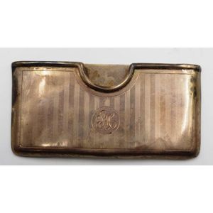 English and French antique card cases - price guide and values