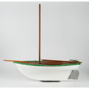 An Australian cedar pond yacht hull, 20th century, 82 cm high,…