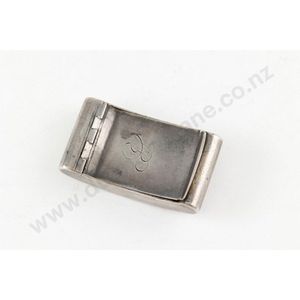 George III sterling silver snuff box, slightly bowed shape,…