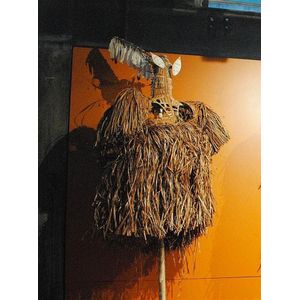 An Asmat Jipae dance costume, Pupis village, Wasar River, NW…