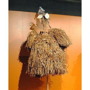 An Asmat Jipae dance costume, Pupis village, Wasar River, NW…