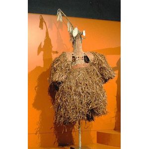 An Asmat Jipae dance costume, Pupis village, Wasar River, NW…