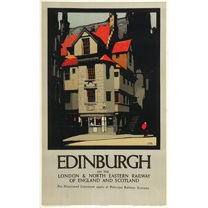 Fred Taylor (British 1875-1963), Edinburgh, printed by Adams…