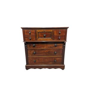 Chest of drawers, full cedar mid 19th century seven drawer… - Chests of ...