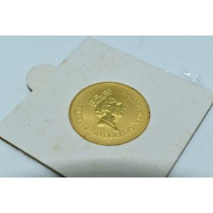 Australian Gold Nugget 1987 $50 coin, 1/2oz (15.55g),.9999…