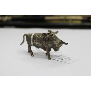 Bull Rack Toothpick Silver Bull Toothpick Holder, 43g - Zother - Silver
