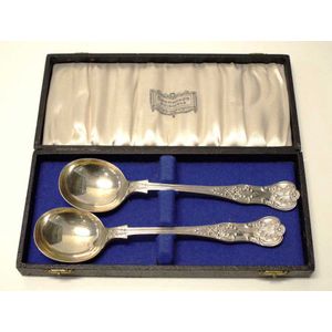 ▽James Dixon & Sons JD＆S シルバー スプーン 1972年 ▽James