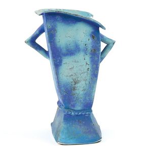 Paul Laird. Sculpture, earthenware with turquoise glaze and…