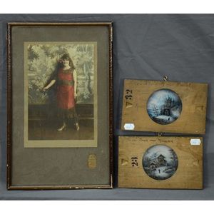 Early tinted photograph & 2 Magic lantern slides. Photo by…