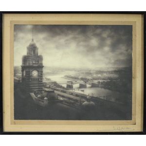 CATO, Jack (b.1926), Flinders Street Railway station, Princes…
