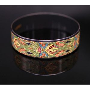 Liberty of London black enamel bangle decorated with a art&hellip;