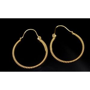 Gold Hoop Earrings 14K Gold Filled Hoops 48mm 1.9 -  Hong Kong