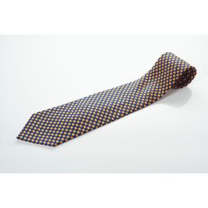 A silk tie by Hermes, styled with orange fish and crabs on a&hellip;