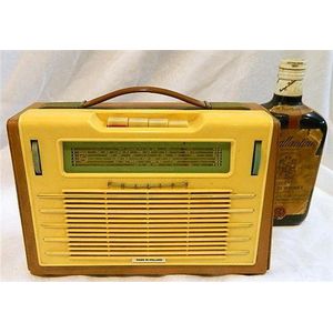 Vintage Phillips (made in Holland) portable radio together with…