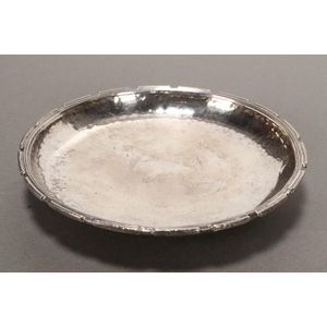 George V Omar Ramsden sterling silver tray, hallmarked London,…