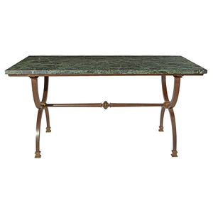 A rare marble topped Parisian centre table by 'Maison Jansen',…