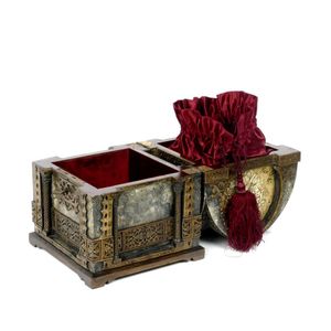 A 19th century Renaissance Revival casket, by Edward & Sons,…