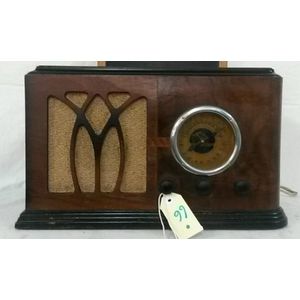 Skyscraper, New Zealand c.1935, 4 valves, mantel cabinet, good…