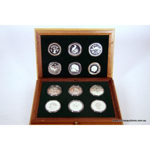 Twenty four sterling silver coins, the Conservation Coin…