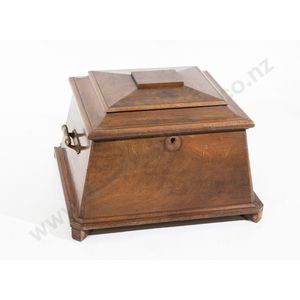Early 19th century European mahogany cellarette sarcophagus&hellip;