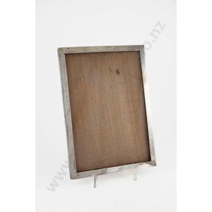 George V sterling silver photograph frame plain upright…