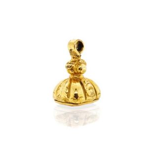 Victorian carnelian set yellow gold fob seal, size 12 x 11 mm,&hellip;
