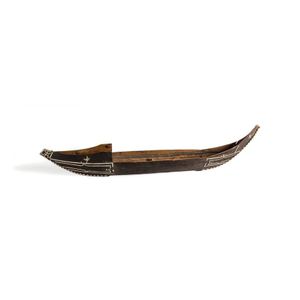 A model funerary canoe, Santa Isabel, Guadalcanal or Nggela…