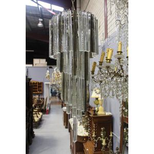 Impressive 1970's spiral twist, heavy drop lustre…