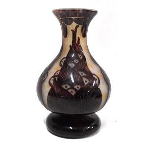 A Charles Schneider Le Verre Francais cameo glass handcarved&hellip;