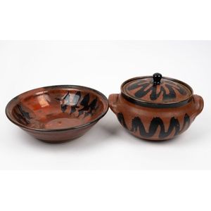 Reg Preston Australian studio pottery fruit bowl and tureen ...