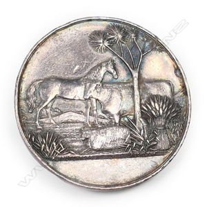 Anton Teutenberg Mahurangi Agricultural Society medal, the…