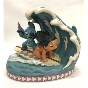 Disney Stitch Alarm Clock Rare height 10cm Working From Japan