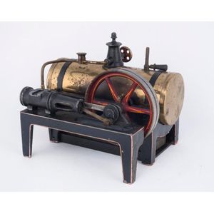 A circa 1935 Bing horizontal stationary steam engine (similar…