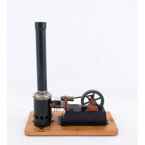 Scratch-built stationary steam engine with ethanol burner - Steam and ...