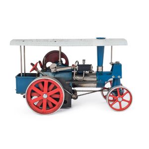 Wilesco 'Dampftraktor' D40 German steam powered tractor (boxed),…