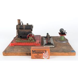 Mamod donkey engine with Wilsco accesories and Mamod fuel…