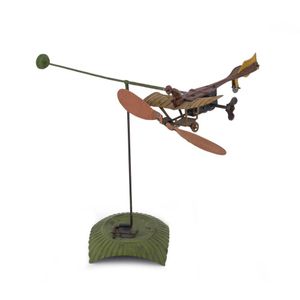 Distler circling aeroplane on base. An antique tinplate toy…