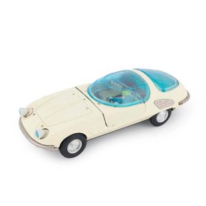 Bandai battery operated Chevrolet Corvair Bertone with driver,…