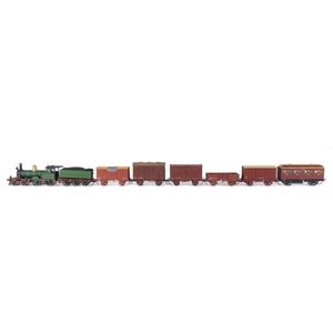 A circa 1877 D Class (D122) passenger steam locomotive (205 x…