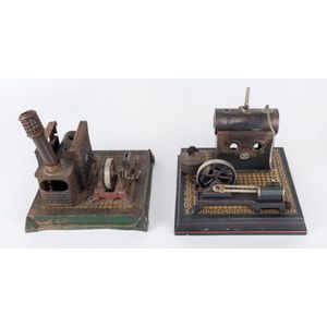 A circa 1910 Ernst Plank horizontal stationary steam engines…