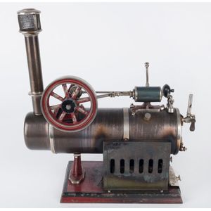 A circa 1920 Falk Overtype stationary steam engine type 150FJ,…