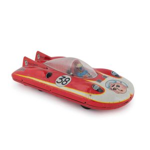 Pinin Farina No.38 space car, friction-driven tin-plate toy…