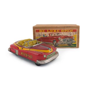 De Luxe open 'Zephyr' convertible by Yonezawa, 1950s. Tin plate,…