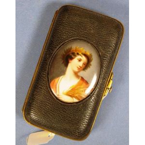 Victorian Henry Wilson, London leather cigar case, inscribed…